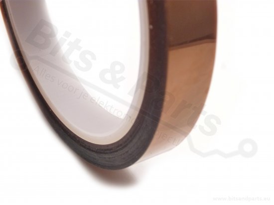 Kapton tape / Hittebestendig polyimide tape 12mm x 33m